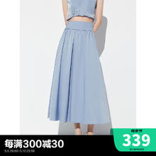 太平鸟 无袖连衣裙别致伞裙