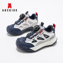 ABCKIDS ABC KIDS童鞋男童休闲跑鞋 米/灰蓝