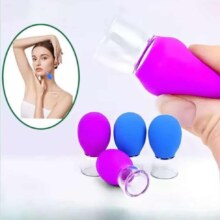 电动拔罐器刮痧仪器 手动面部走罐器-颜色随机1个装