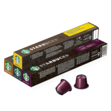 星巴克（Starbucks）Nespresso胶囊咖啡经典多口味组套40颗装 随机发货