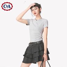C&A 假两件拼接T袖 五折专区任选！