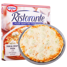 欧特家博士（DR. OETKER）加热即食披萨 早餐速食披萨饼胚 pizza芝士比萨340g 融情四种奶酪