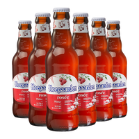 福佳 Hoegaarden 玫瑰红果味啤酒 248ml*6瓶