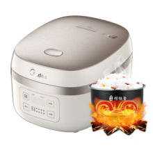 美的（Midea）电饭煲家用4升精铁釜大容量米饭锅智能预约3-4人IH多功能煮小米粥蒸米饭电饭锅国家补贴AFB40C8