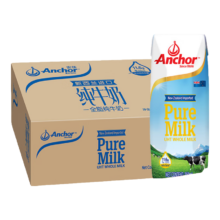 安佳（Anchor）全脂牛奶 3.6g蛋白质 250ml*24整箱