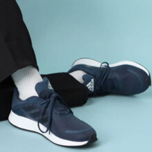 阿迪达斯 （adidas）运动鞋男鞋2025新款春季网面透气轻便减震低帮学生休闲鞋 FY6681蓝色 43