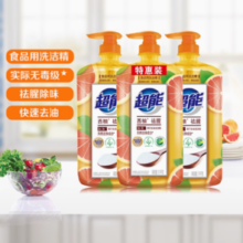 超能 西柚/柠檬洗洁精1kg*3瓶