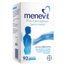 爱乐维（Elevit）男士备孕叶酸复合维生素澳版大蒜油提高精子活力90粒