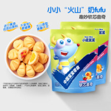 小鹿蓝蓝软心曲奇牛奶蔓越莓味 儿童零食美味夹心宝宝饼干 100g