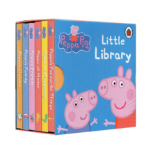 小猪佩奇 Peppa Pig little Library 6册手掌纸板书 粉红猪小妹 启蒙认知英文原版 小小图书馆 儿童启蒙绘本 睡前故事书籍 绿山墙