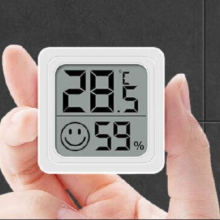 家用电子温湿度计  白色温度计*1