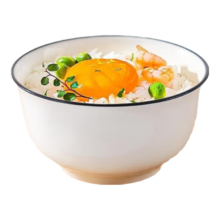陶瓷碗 金钟黑线 4碗