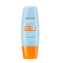 Mistine蜜丝婷小黄帽面部水感养肤防晒霜乳60ml晒后修复spf50+户外学生