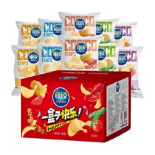 需福袋、88VIP：可比克 薯片 30g×10包 多口味 礼盒装