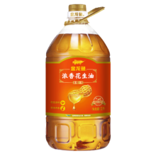 金龙鱼 食用油 压榨 浓香花生油5L