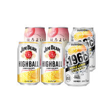 三得利 金宾嗨气泡酒*6罐果酒