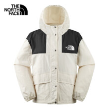 20日20点：The North Face 北面 皮肤衣女连帽夹克米色