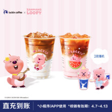 【瑞幸咖啡】【赠徽章】双杯爆品新品套餐二选一