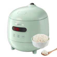 小熊  电饭锅小2人家用1-2人智能预约多功能微压小型迷你  1.2L