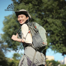 GREGORY格里高利NANO登山包徒步背包通勤轻便冲顶包双肩包-18L绿色