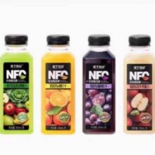 再降价、88VIP：喵满分 豆丁日记 NFC100%橙汁葡萄汁苹果汁 0脂0添加 245ml*6