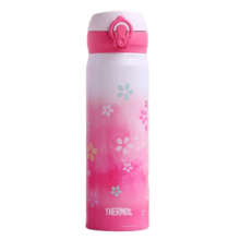膳魔师（THERMOS）保温杯不锈钢水杯樱花粉500ml保冷杯子学生男女生日礼物JNL-500