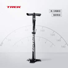 崔克（TREK） Bontrager家用落地式自行车单车脚踏车法嘴美嘴打气筒 黑色
