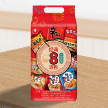 88VIP！农心 辛拉面方便面混合装 新版八连包