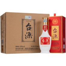 17日20点、plus：茅台集团 台源 酱香型白酒 53度 500ml*6 整箱装