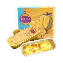 京东百亿补贴:佳沃（joyvio）泰国冷冻金枕头 芝士无核烤榴莲果肉 100g*5盒 冷冻榴莲