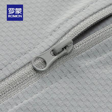 罗蒙 高弹冰丝皮肤衣服夏季男女薄款透气防晒衣服户外钓鱼速干凉感外套 7J49199A浅蓝 XL 175 （125-140斤）