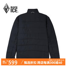 BLACKICE 24户外男款金标P棉 防水透湿 防泼防油污棉服 防风耐磨外套 黑色 L