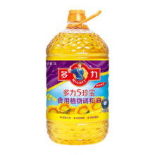 多力5珍宝食用植物调和油5L含葵花精选优质原料5种好油科学配比