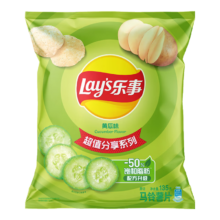 PLUS会员：（Lay's）乐事 薯片 黄瓜味 135克 休闲零食 膨化食品