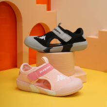 Kappa Kids 卡帕 儿童防踢软底网眼凉鞋 多色