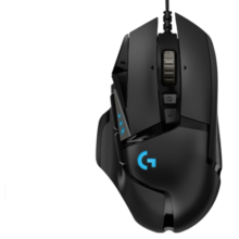 罗技（G）G502HERO 主宰者有线电竞游戏鼠标 RGB背光宏编程吃鸡鼠标25600dpi 中大手LOL吃鸡  学生 送男友 G502HERO