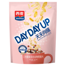 西麦三色藜麦混合谷物燕麦片450g 营养早餐冲饮谷物无额外添加蔗糖