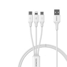 罗马仕 CB251V Lightning/Micro USB/Type-C转USB-A 3.5A 数据线