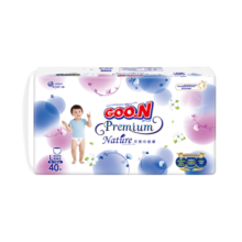 大王（GOO.N）【新老装随机】天使自然之恩纸尿裤尿不湿透气尿片男女宝吸湿尿裤 拉拉小短裤L38片(9-14kg)