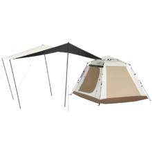 Naturehike 挪客ango自动帐篷天幕二合一户外一室一厅露营野营装备黑胶天幕版 速开帐篷