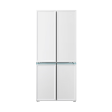 Haier/海尔太白系列501L十字对开门全空间保鲜科技零距离自由嵌入式风冷无霜一级变频家用大容量电冰箱 BCD-501WGHTD14W9U1