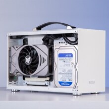 超频三(PCCOOLER)蜂鸟1 I100CW PRO 白色 mini ITX机箱（Type-C接口/支持SFX电源/17*17以内主板）