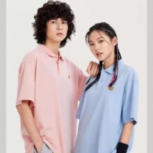 班尼路 100%纯棉情侣款polo