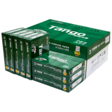 天章 （TANGO）新绿天章A4打印纸 80g 500张*8包 双面打印复印纸 纸张洁白顺滑不卡纸 整箱4000张【匠心品质款】
