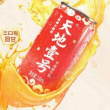天地壹号 230mlx12罐小规格大礼盒喜庆苹果醋饮料清爽解腻 1箱