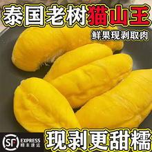 泰国猫山王榴莲肉 2份1000g A+品质 顺丰