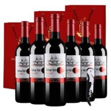 法国原瓶进口，Bateau Noir 黑舰 经典混酿干红葡萄酒750mL*6瓶 整箱