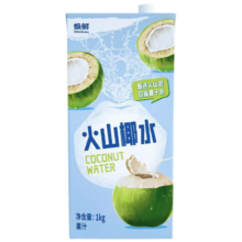 再降价、临期：佳沃 焕鲜  100%NFC火山新鲜纯椰子水1L*2件