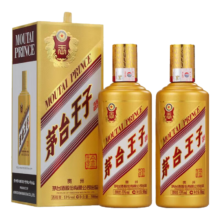 plus会员：茅台 金王子酱香 53度 500mL 2瓶
