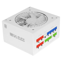 先马（SAMA）黑钻750W V2版雪装机箱电脑电源台式机 白色/颜色管理/金牌认证/PCIE5.0/智能启停/压纹线/5070ti